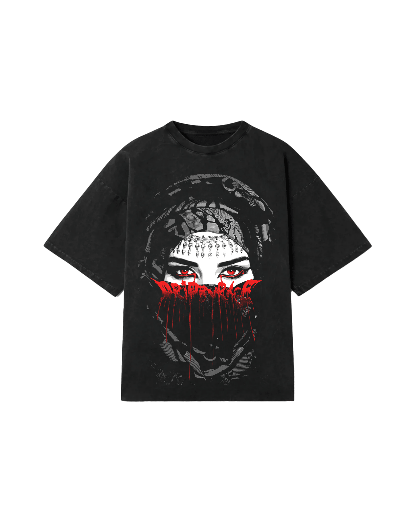 BLOOD TEARS FADED T-SHIRT - Drip by Rage