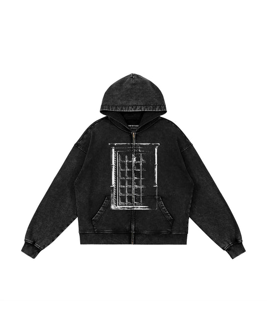 BOOHA FADED ZIP UP HOODIE - Drip by Rage