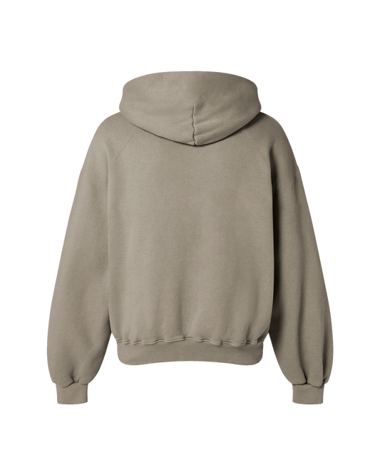CAMEL OVERSIZED FLEECE HOODIE - Drip by Rage