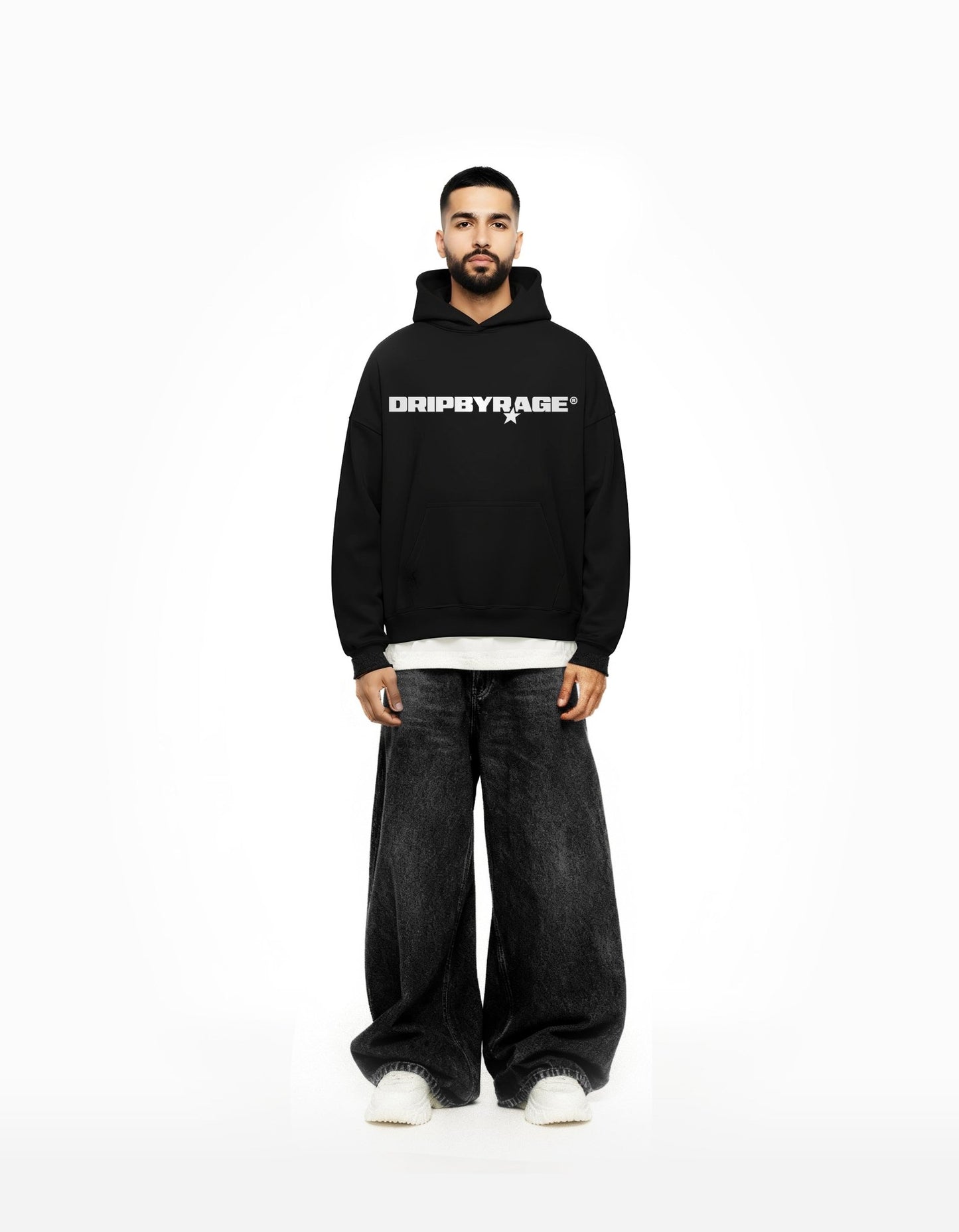 CHOBBAR SUN FADED BOXY HOODIE - Drip by Rage