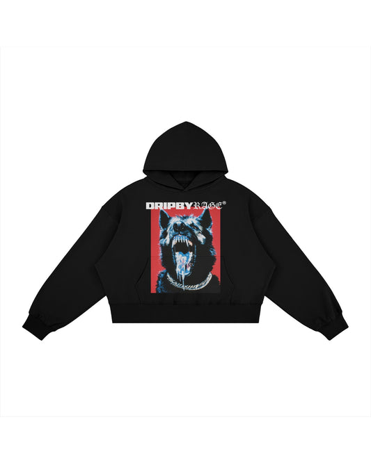 CHROME RAGE BOXY FLEECE HOODIE - Drip by Rage