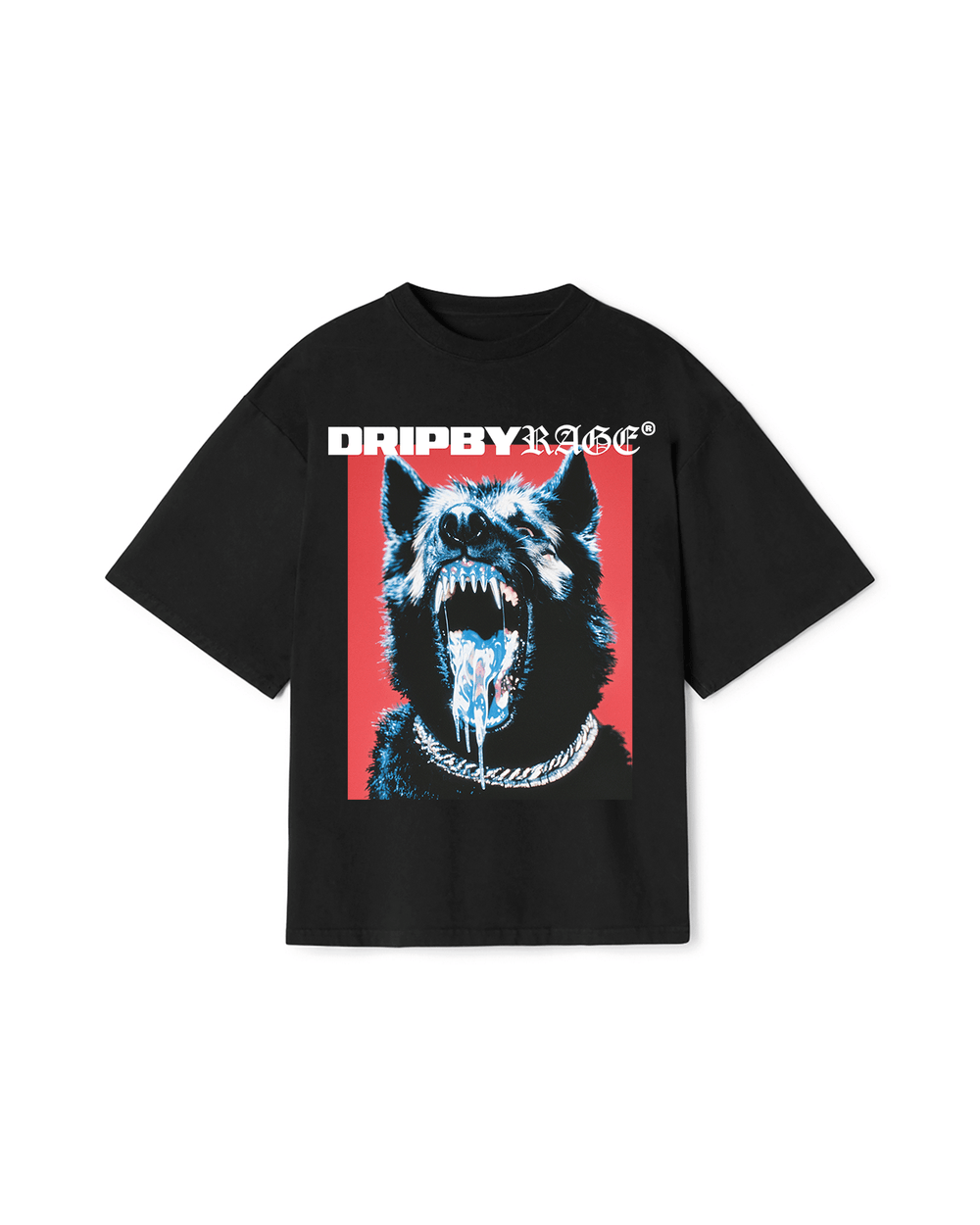 CHROME RAGE OVERSIZED T-SHIRT - Drip by Rage