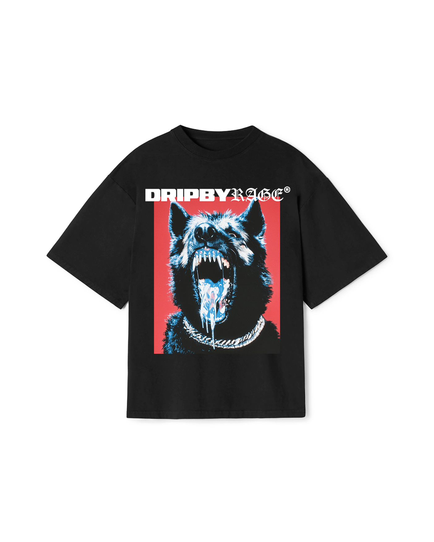 CHROME RAGE OVERSIZED T-SHIRT - Drip by Rage