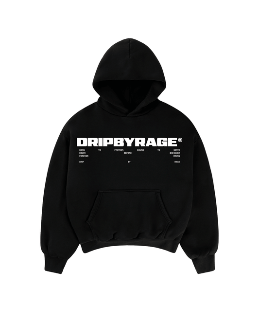 CONTEMPT SUN FADED BOXY HOODIE - Drip by Rage