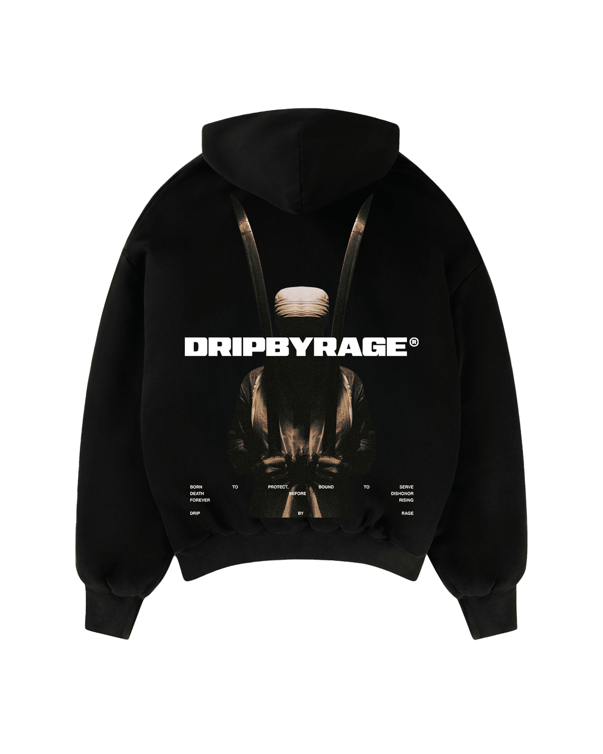 CONTEMPT SUN FADED BOXY HOODIE - Drip by Rage