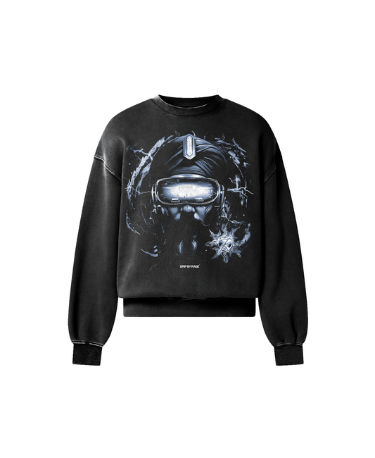 CYBER SINGH OVERSIZED FADED SWEATSHIRT - Drip by Rage
