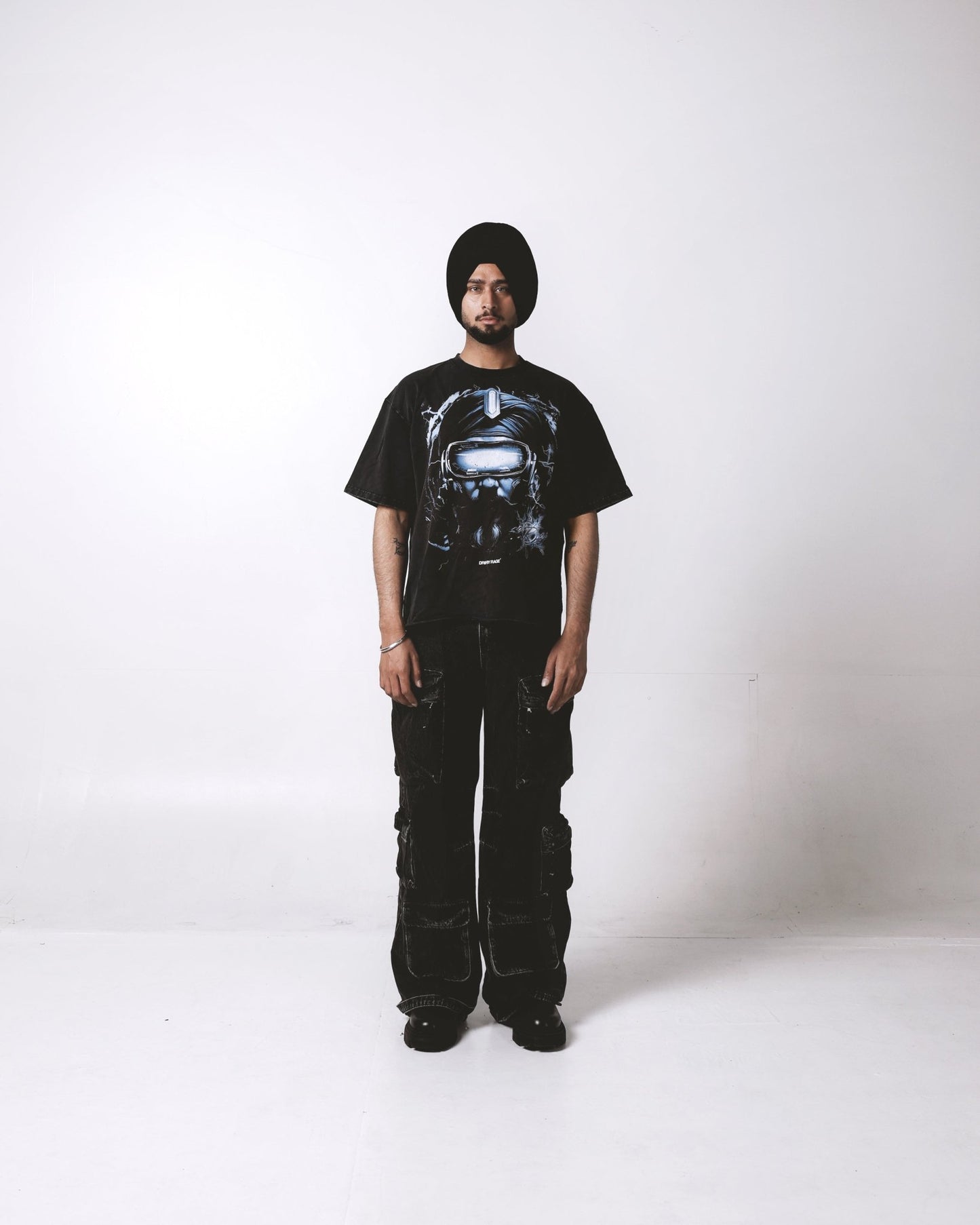 CYBER SINGH OVERSIZED FADED T-SHIRT - Drip by Rage
