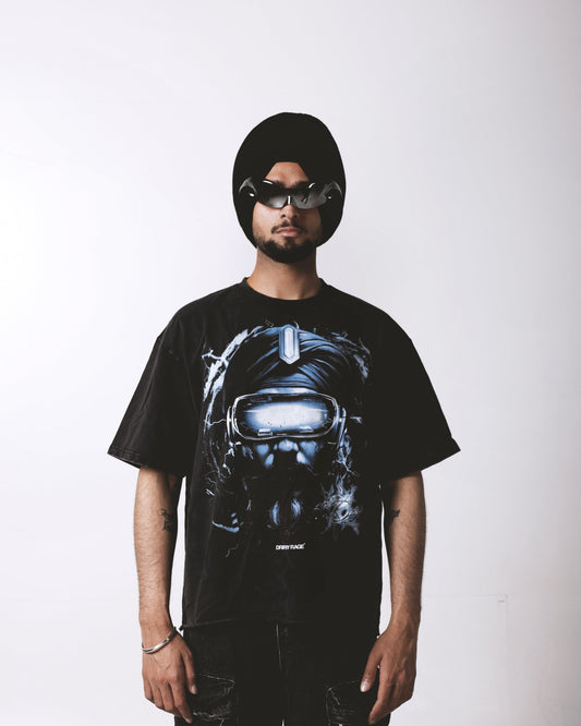 CYBER SINGH OVERSIZED FADED T-SHIRT - Drip by Rage
