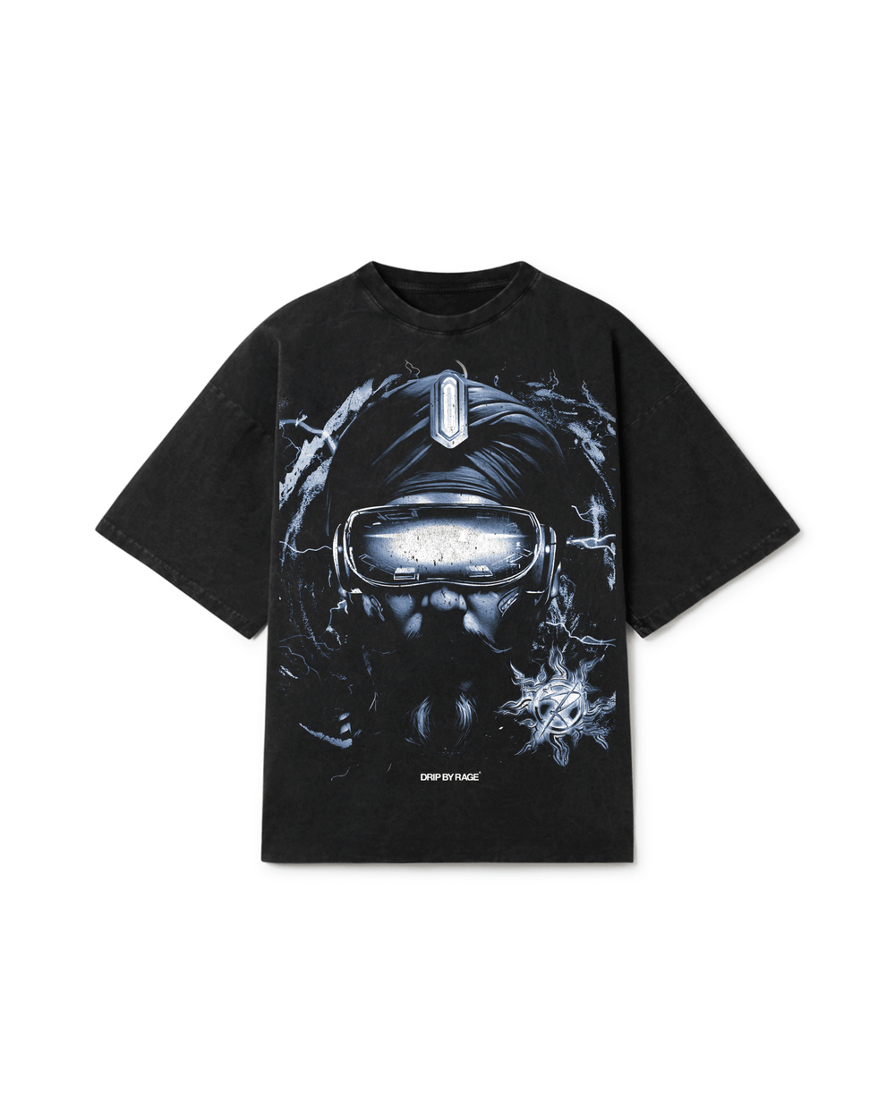 CYBER SINGH OVERSIZED FADED T-SHIRT - Drip by Rage