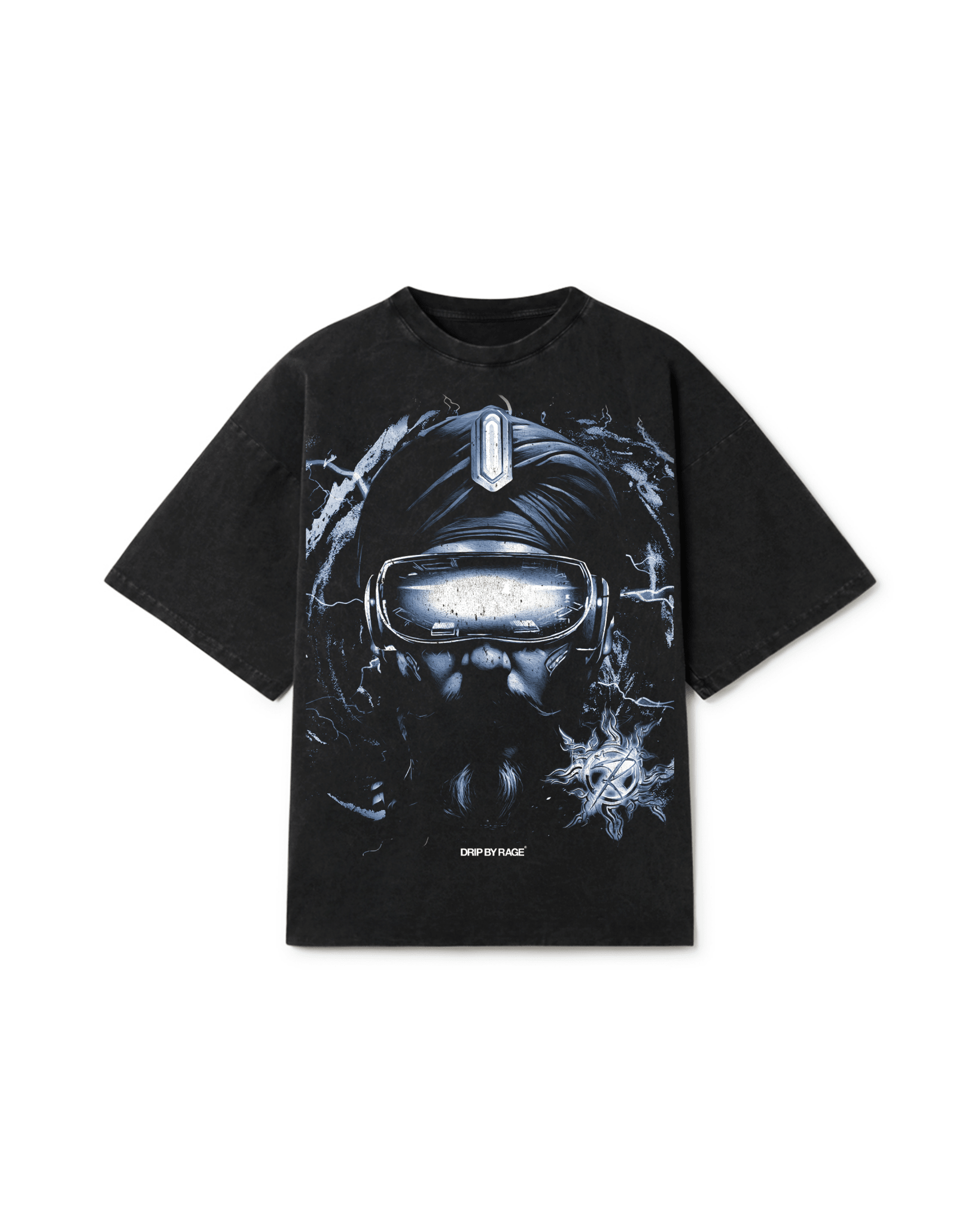 CYBER SINGH OVERSIZED FADED T-SHIRT - Drip by Rage
