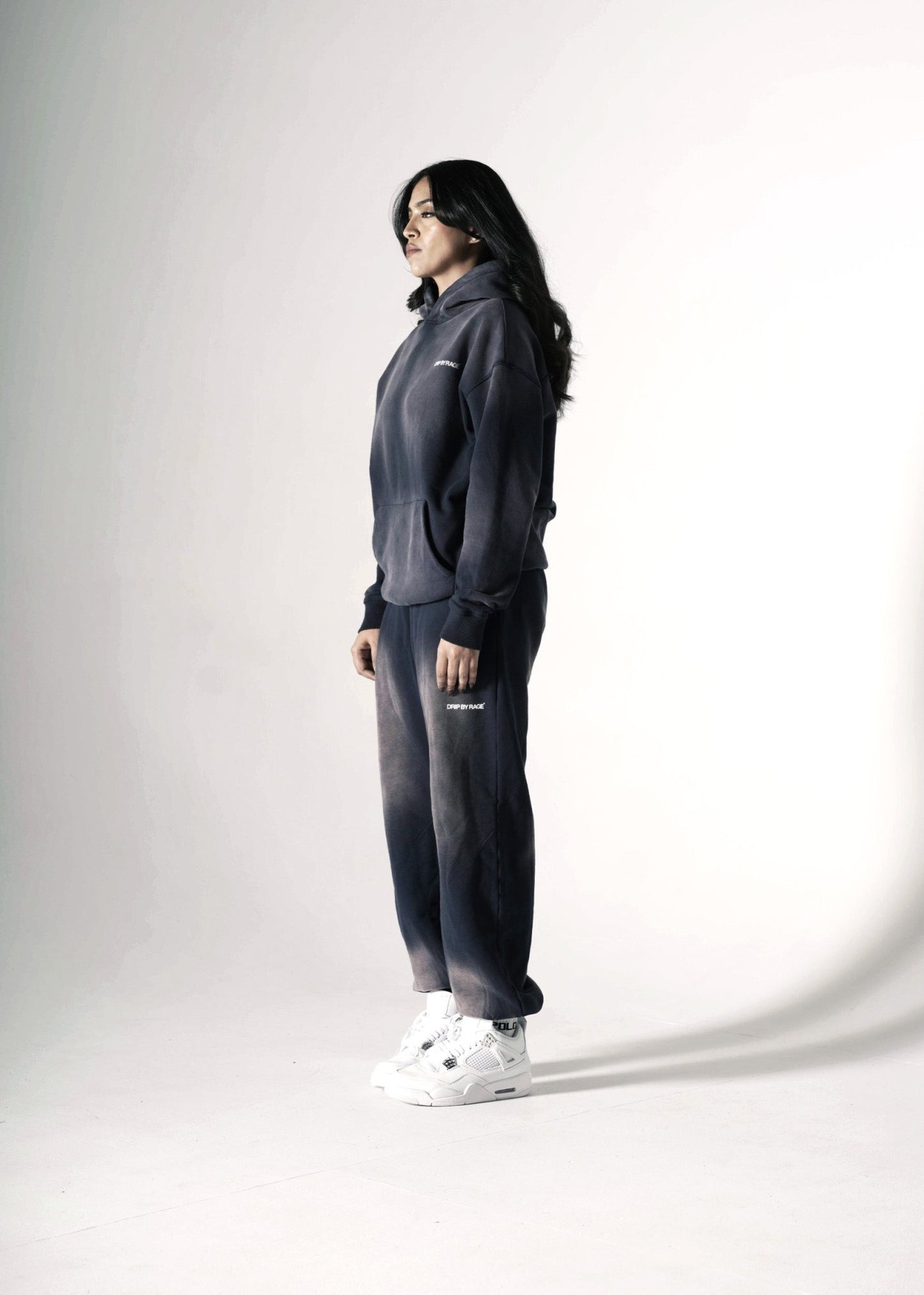 DARK BYZANITE FADED OVERSIZED PREMIUM HOODIE - Drip by Rage