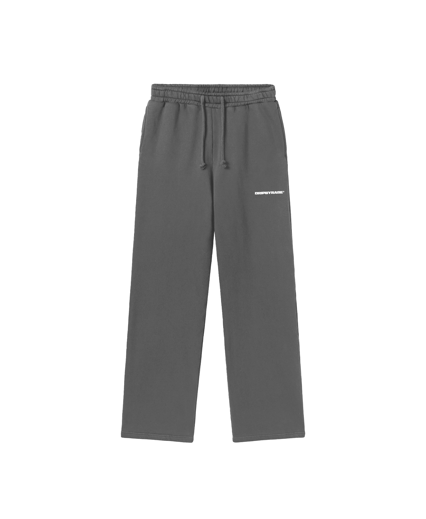 DARK GREY HEAVY RELAXED STRAIGHT SWEATPANTS - Drip by Rage