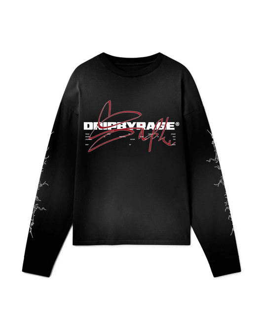 DEVIL SIDHU FADED LONG SLEEVE - Drip by Rage