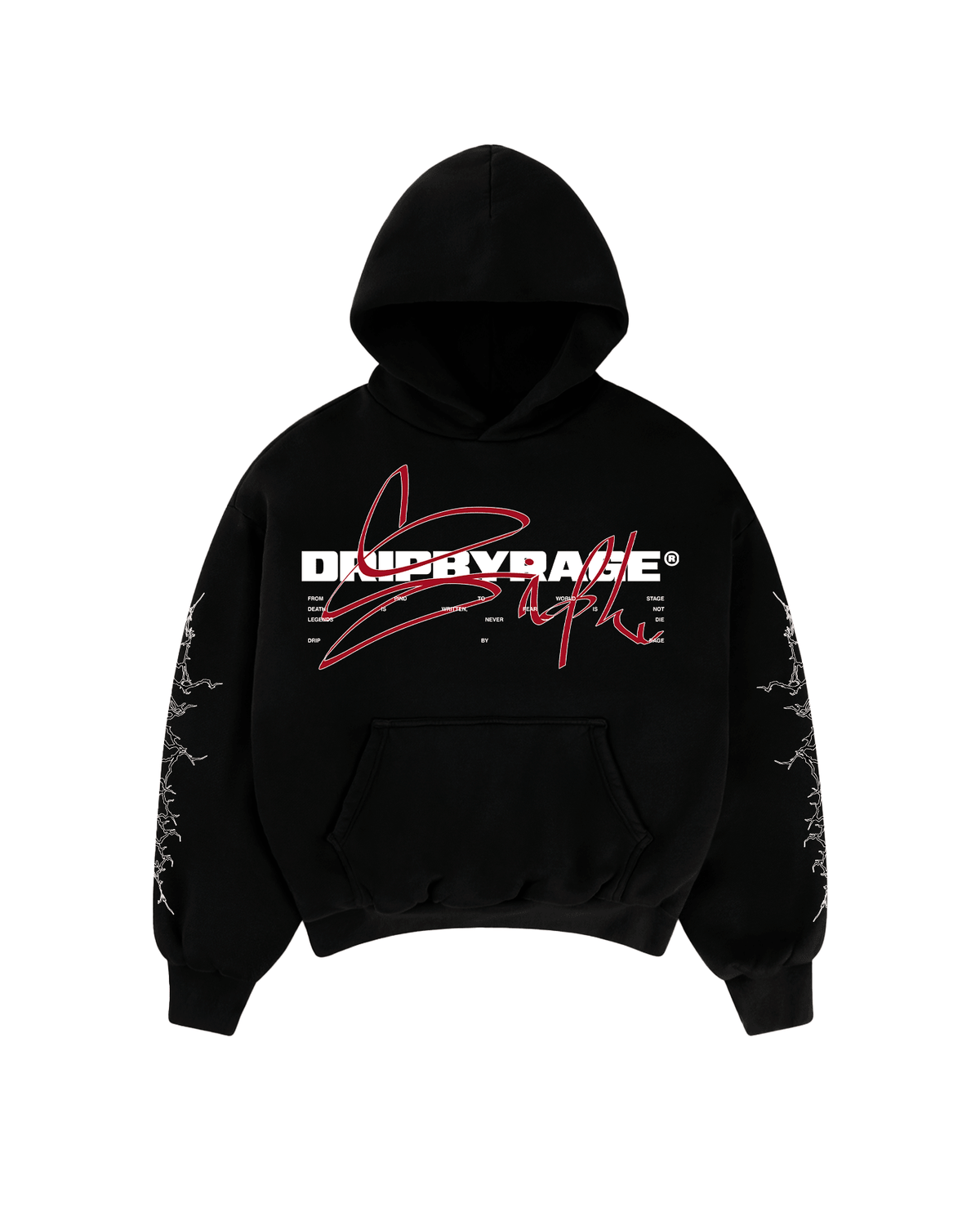 DEVIL SIDHU SUN FADED BOXY HOODIE - Drip by Rage