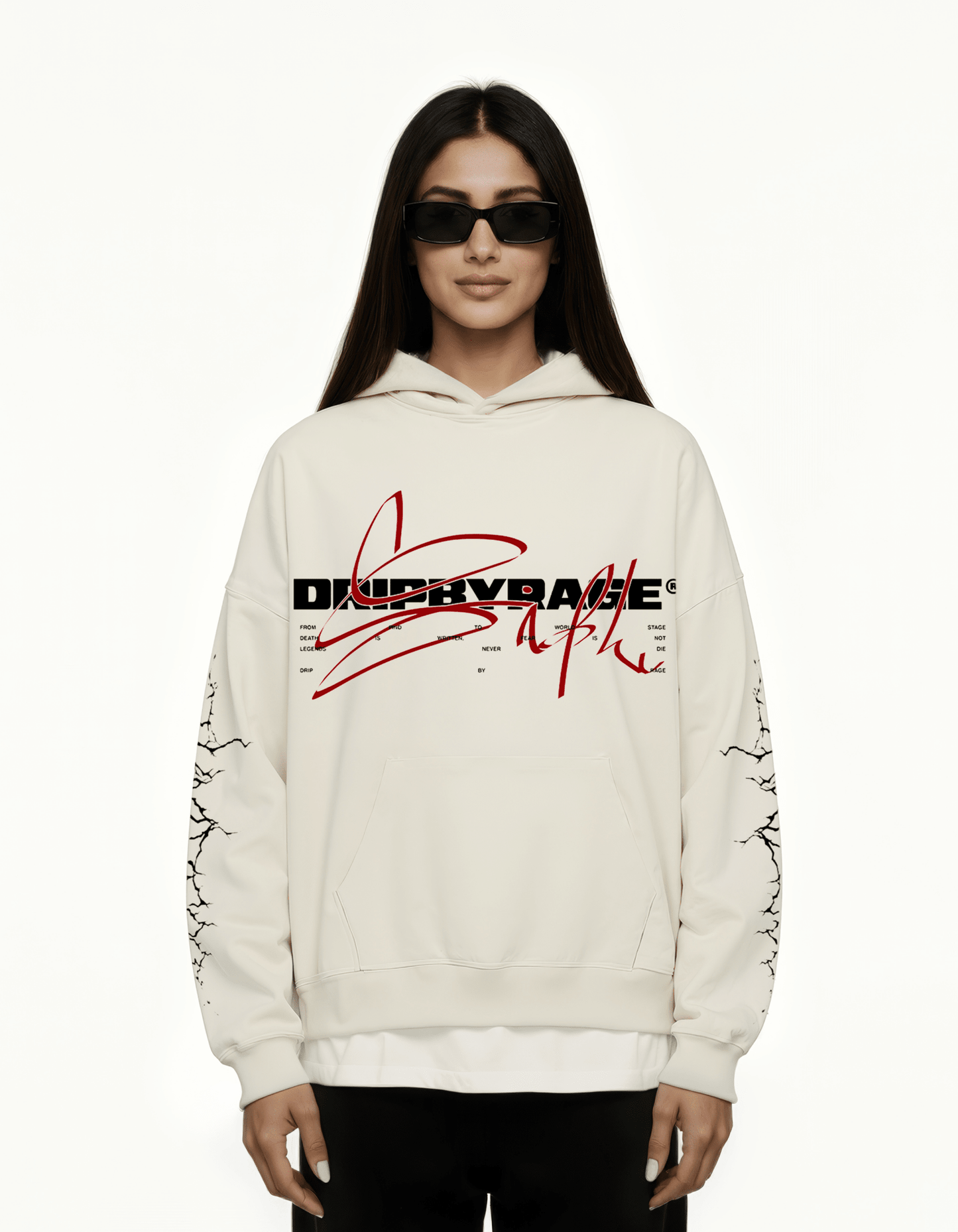 DEVIL SIDHU SUN FADED BOXY HOODIE - Drip by Rage