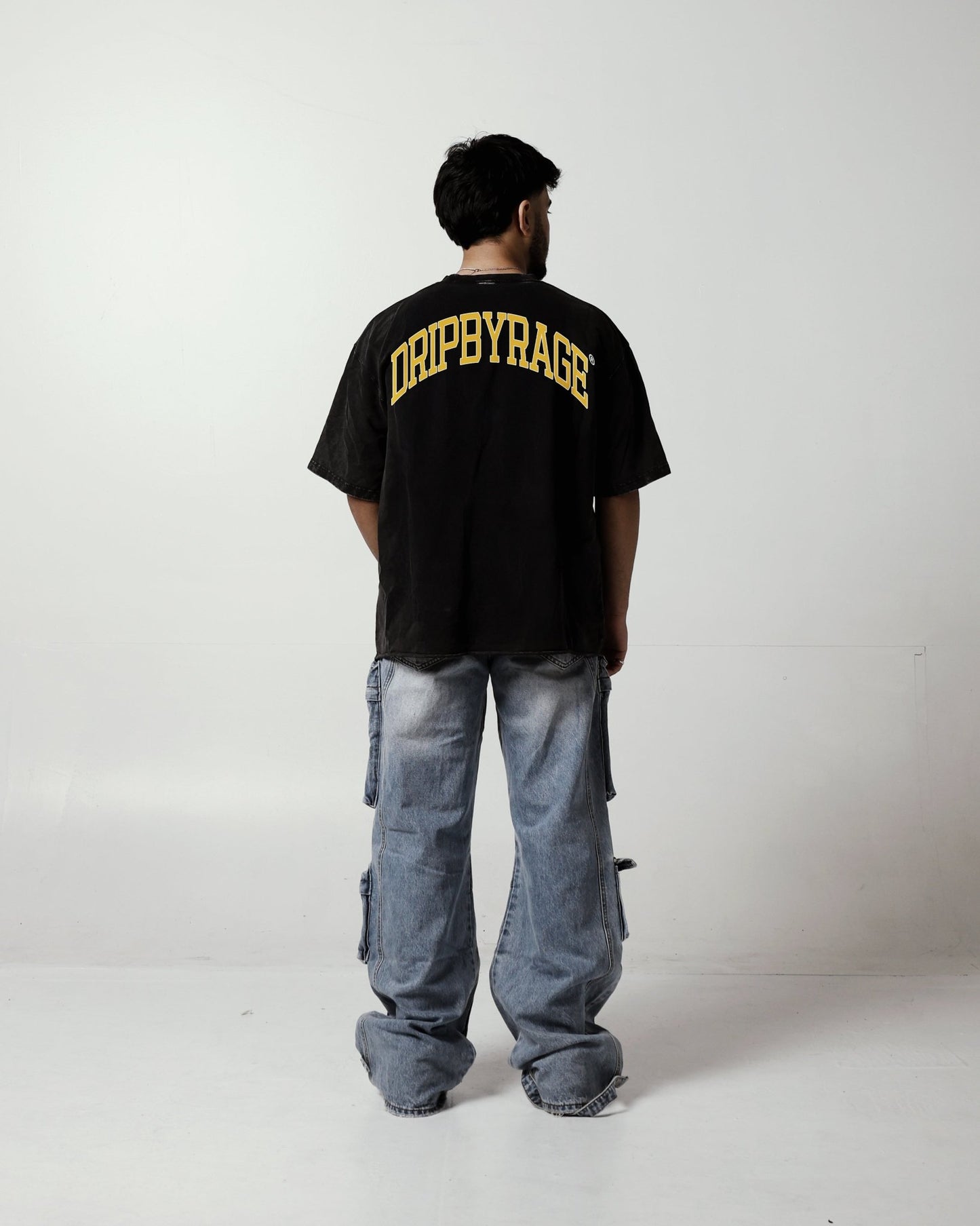 DRIP ARC OVERSIZED FADED T-SHIRT - Drip by Rage