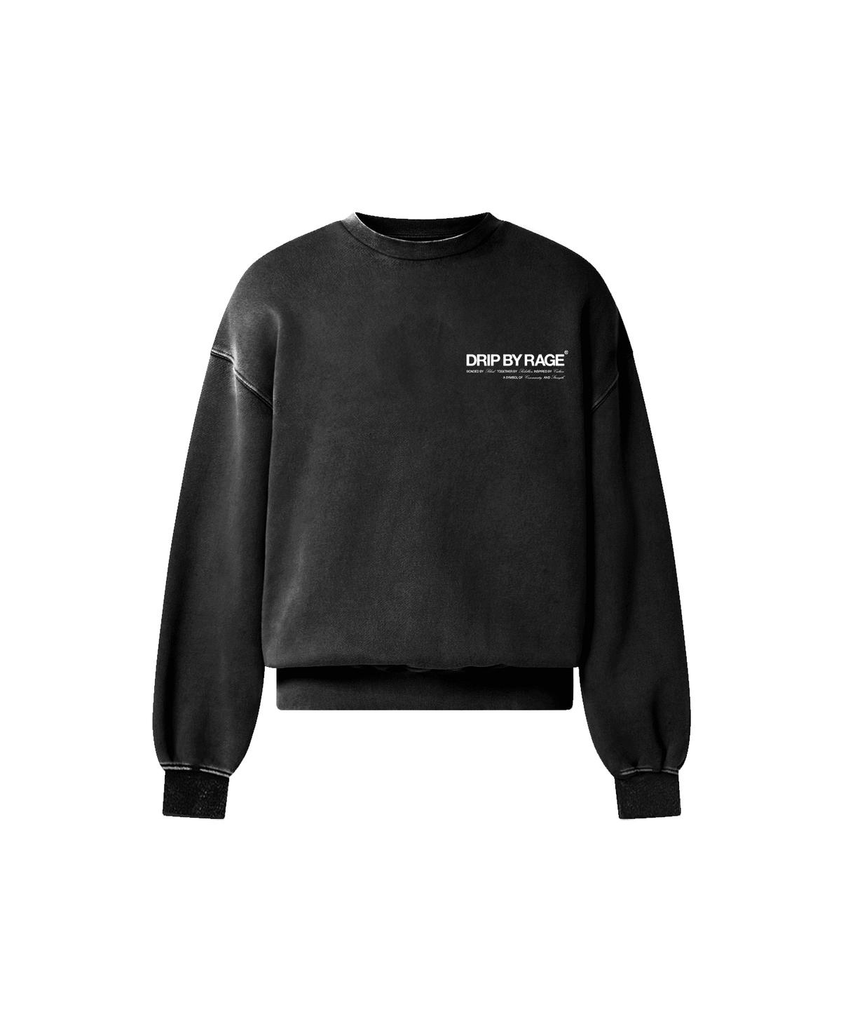 DRIP CLUB OVERSIZED FADED SWEATSHIRT - Drip by Rage