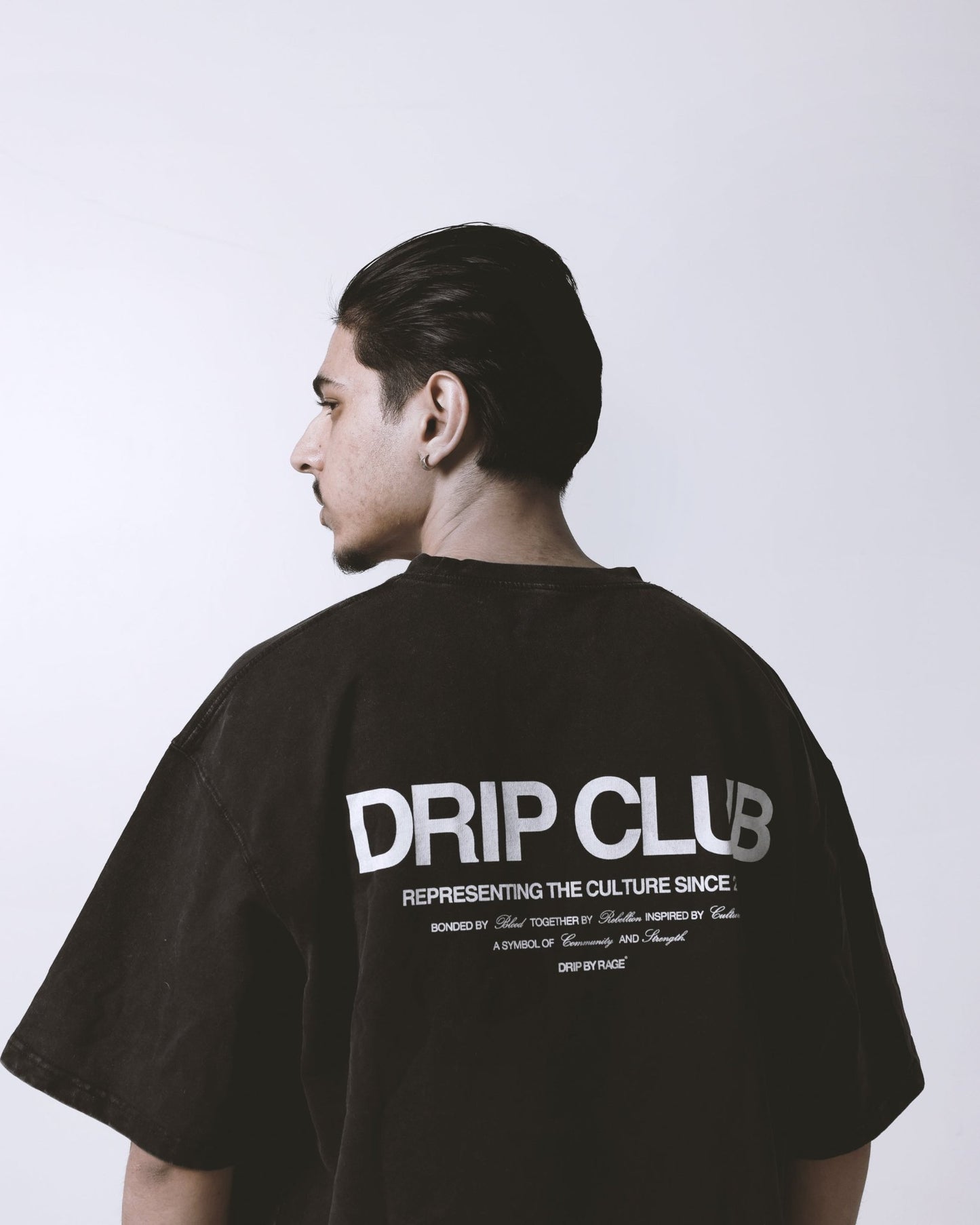 DRIP CLUB OVERSIZED FADED T-SHIRT - Drip by Rage
