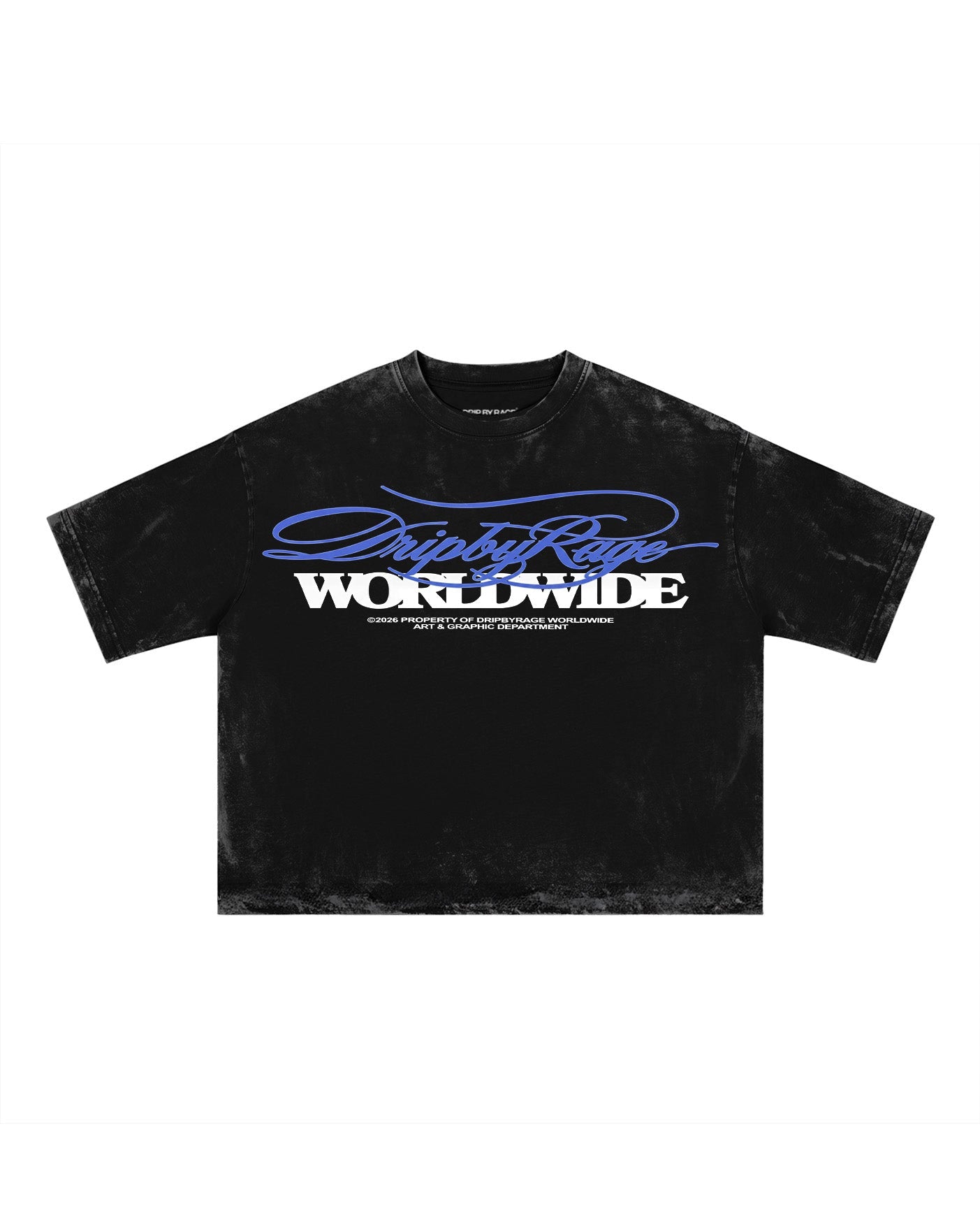 DRIPBYRAGE WORLDWIDE BOXY T-SHIRT - Drip by Rage