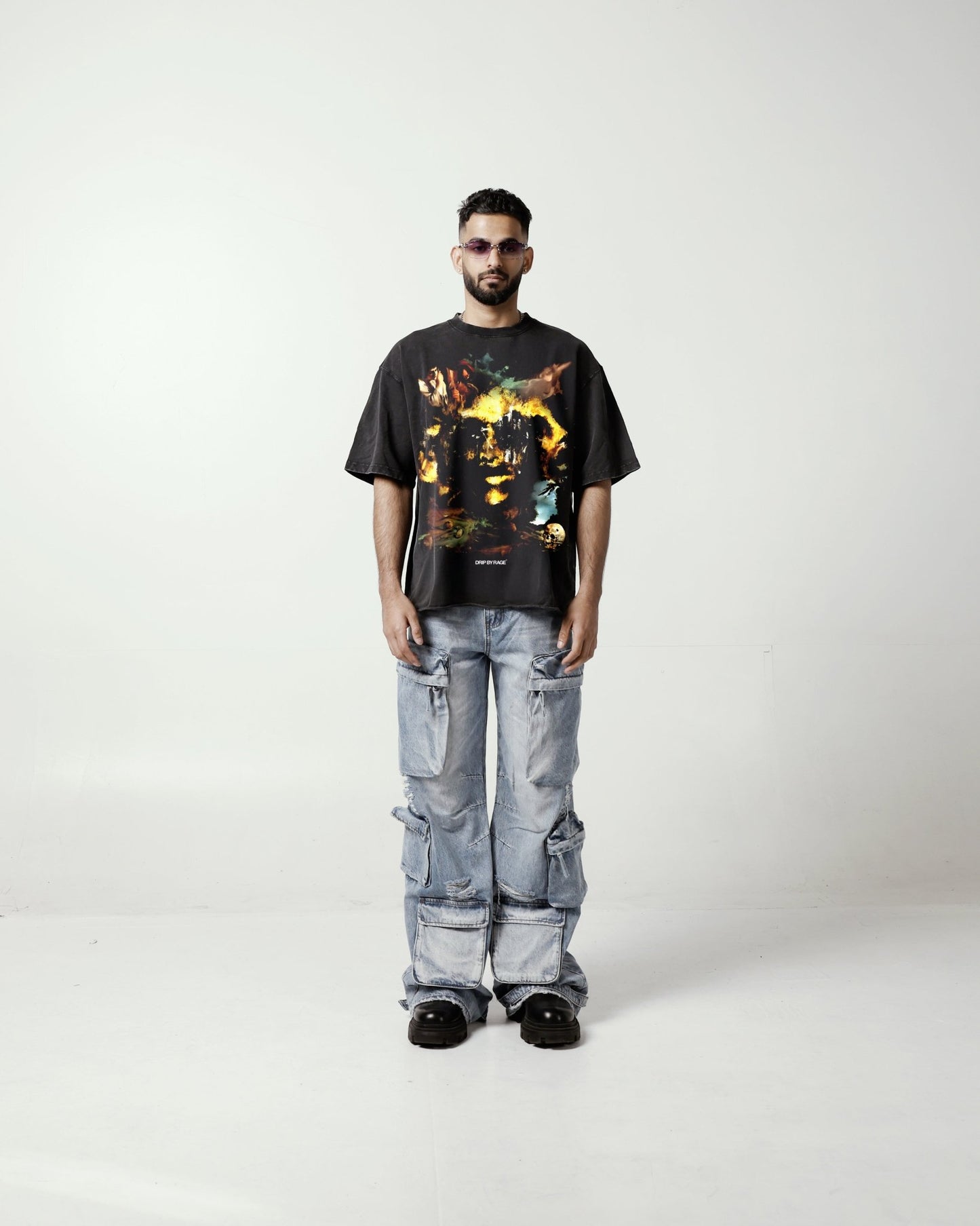 EGO FADED T-SHIRT - Drip by Rage