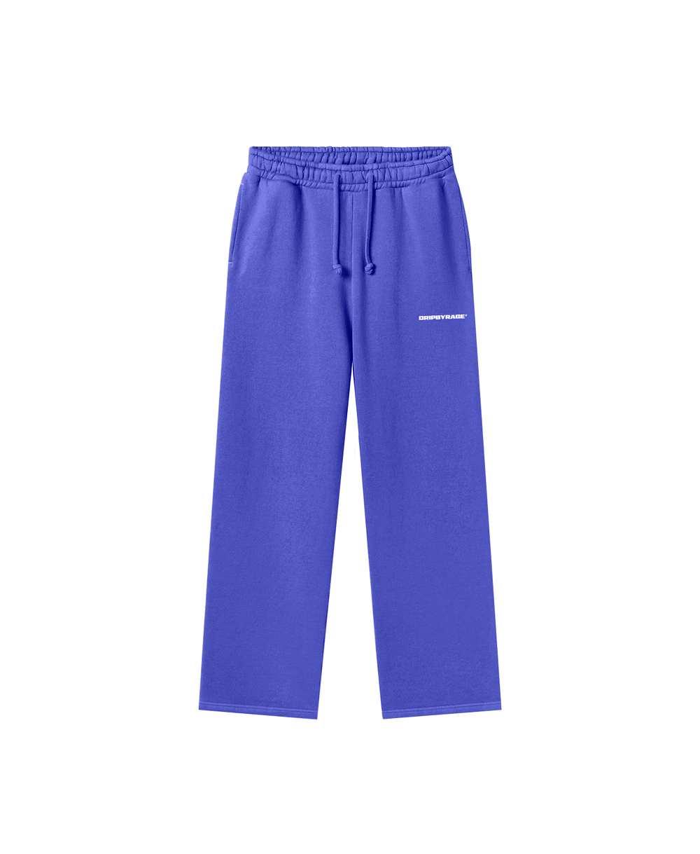 ELECTRIC BLUE RELAXED STRAIGHT SWEATPANTS - Drip by Rage