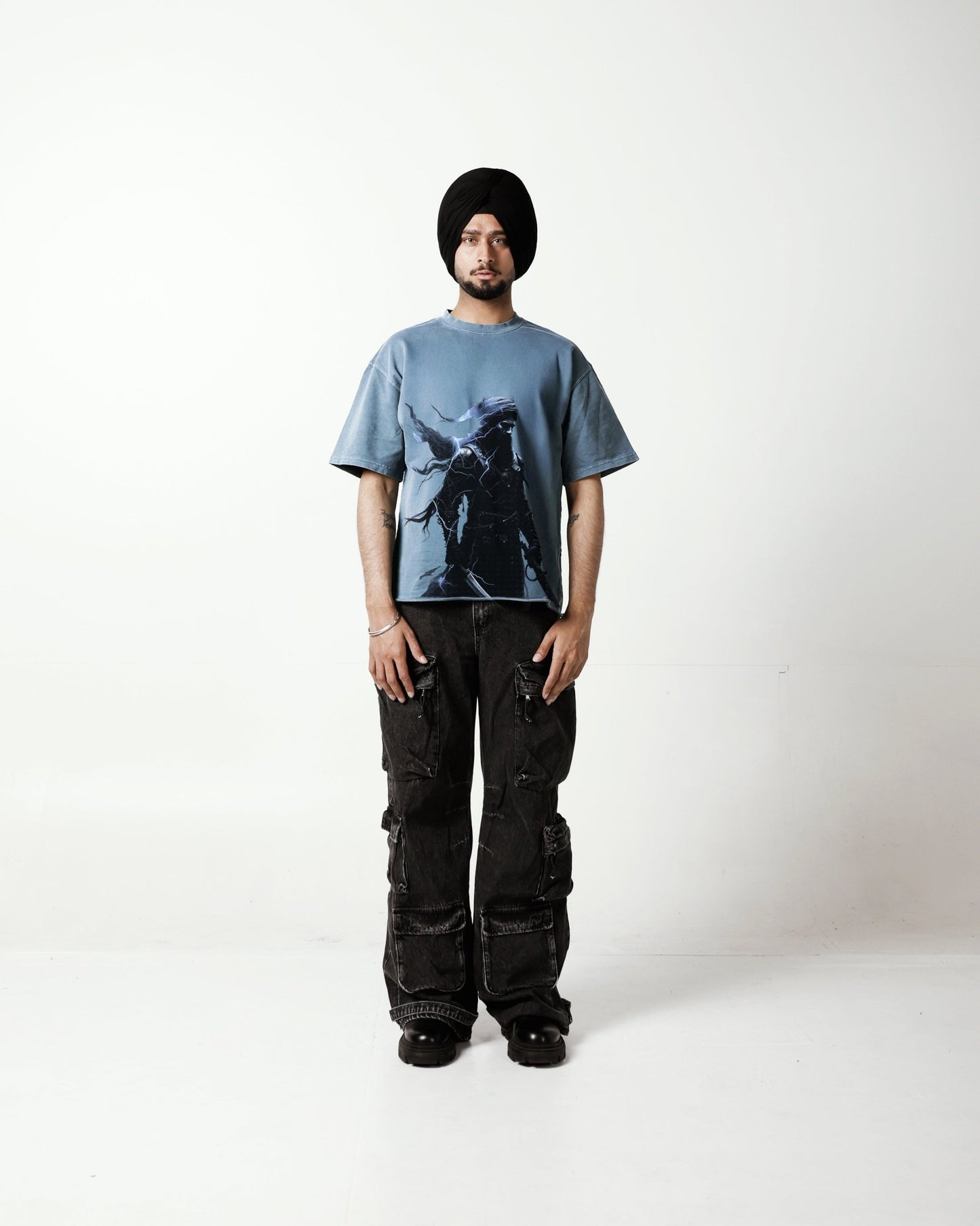 ETHREAL OVERSIZED FADED T-SHIRT - Drip by Rage