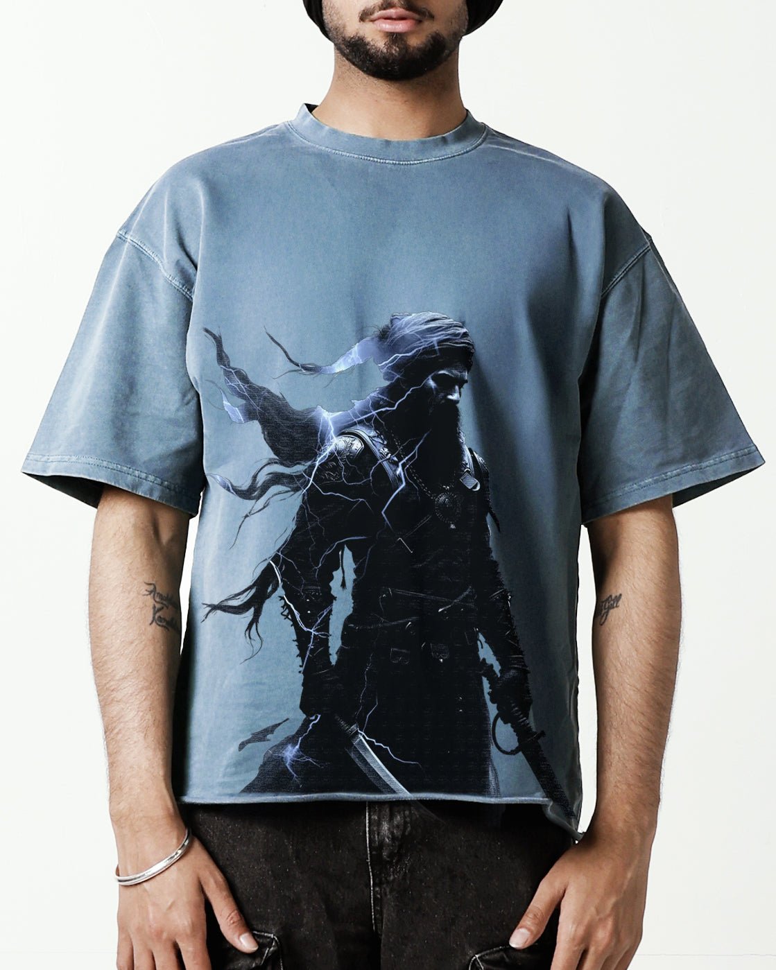 ETHREAL OVERSIZED FADED T-SHIRT - Drip by Rage