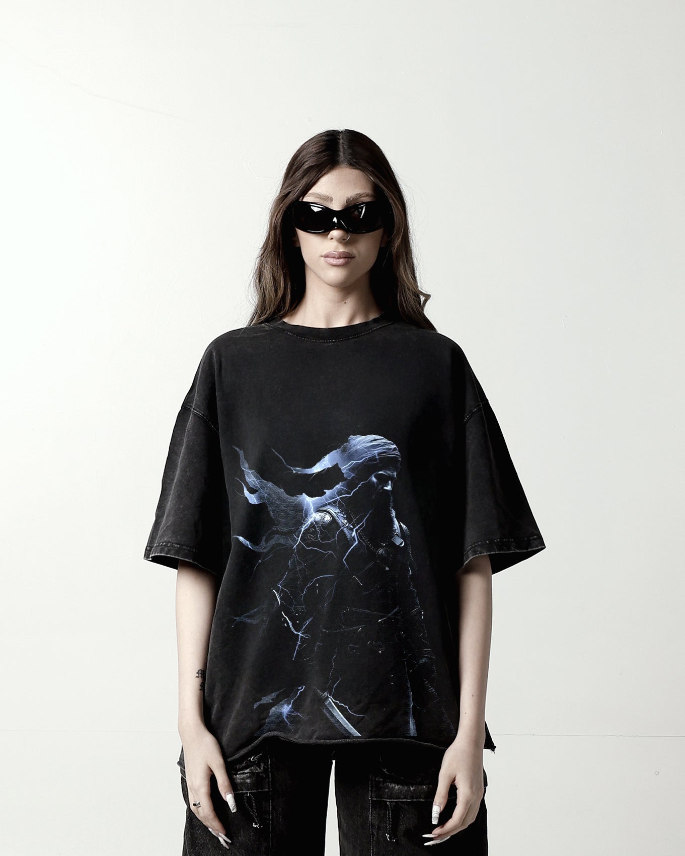 ETHREAL OVERSIZED FADED T-SHIRT - Drip by Rage
