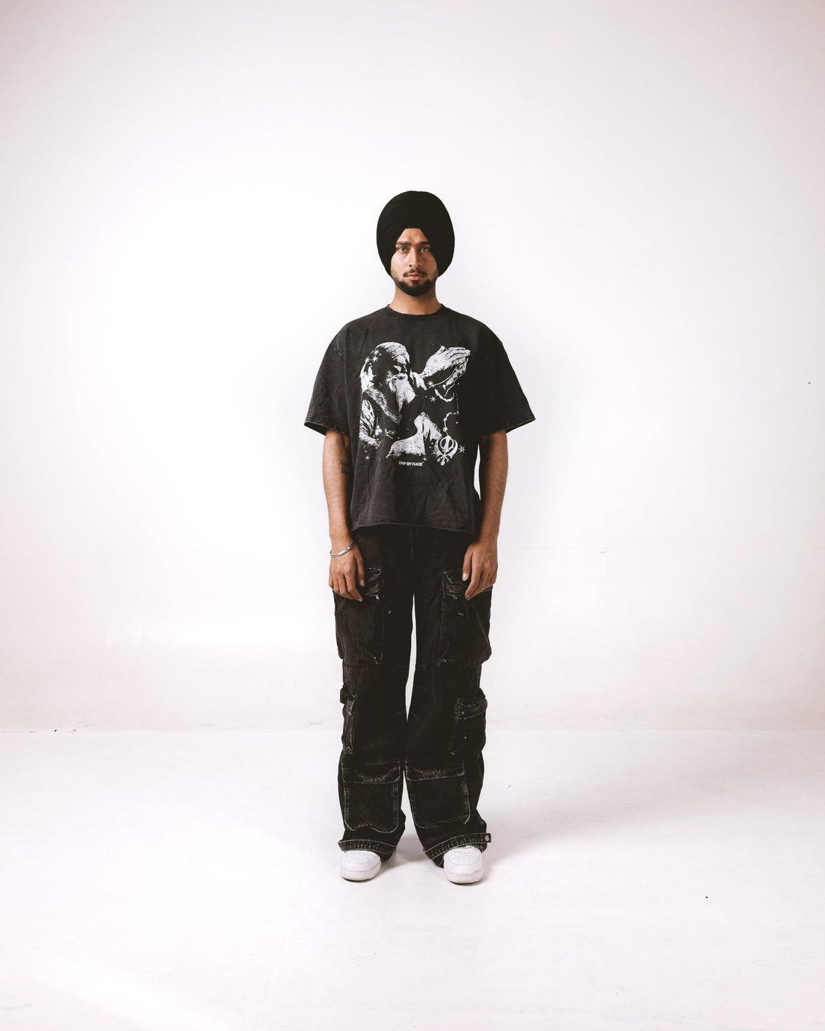 FAITH OVERSIZED FADED T-SHIRT - Drip by Rage