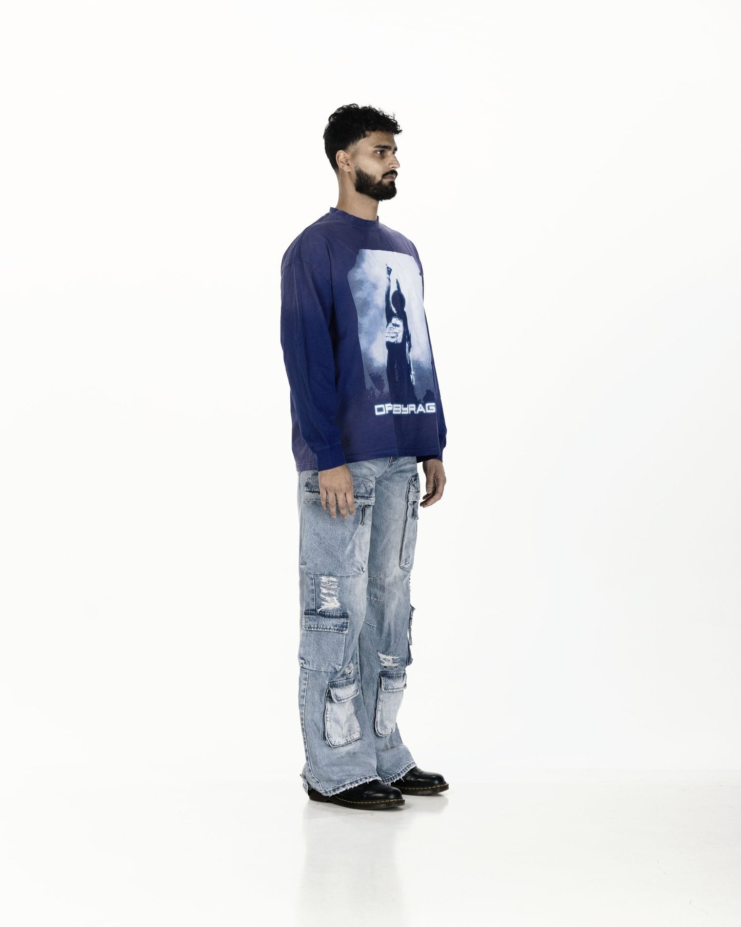 FANDOME OVERSIZED FADED LONG SLEEVE - Drip by Rage