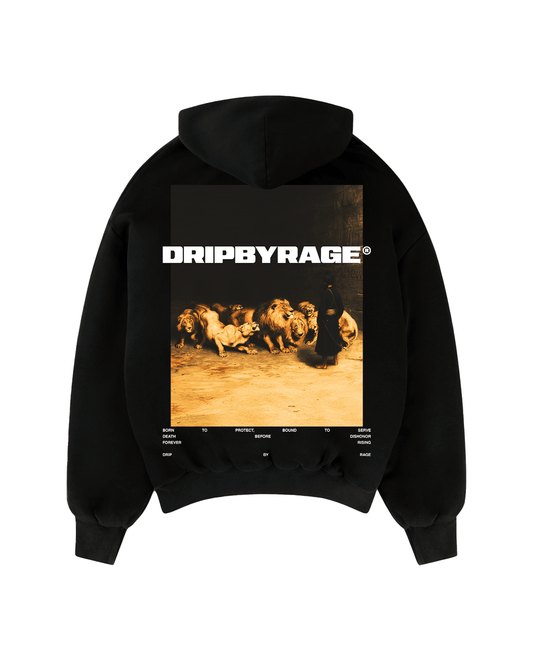 FEARLESS SUN FADED BOXY HOODIE - Drip by Rage