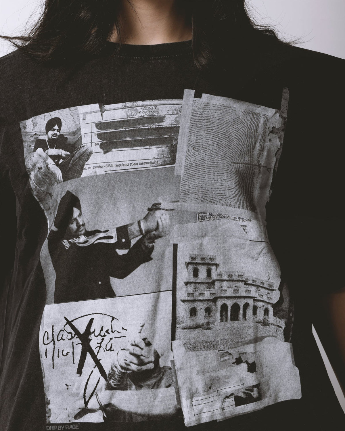 FILE OF 295 OVERSIZED FADED T-SHIRT - Drip by Rage