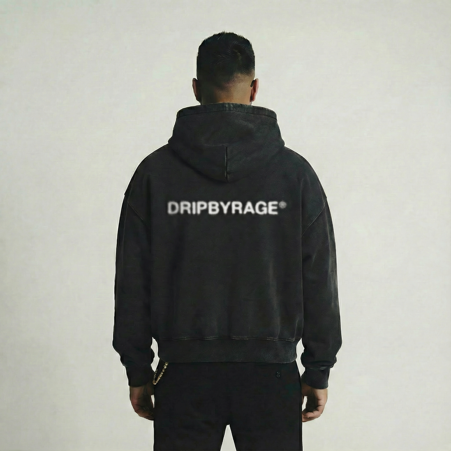 6TH DIMENSION BOXY FADED HOODIE