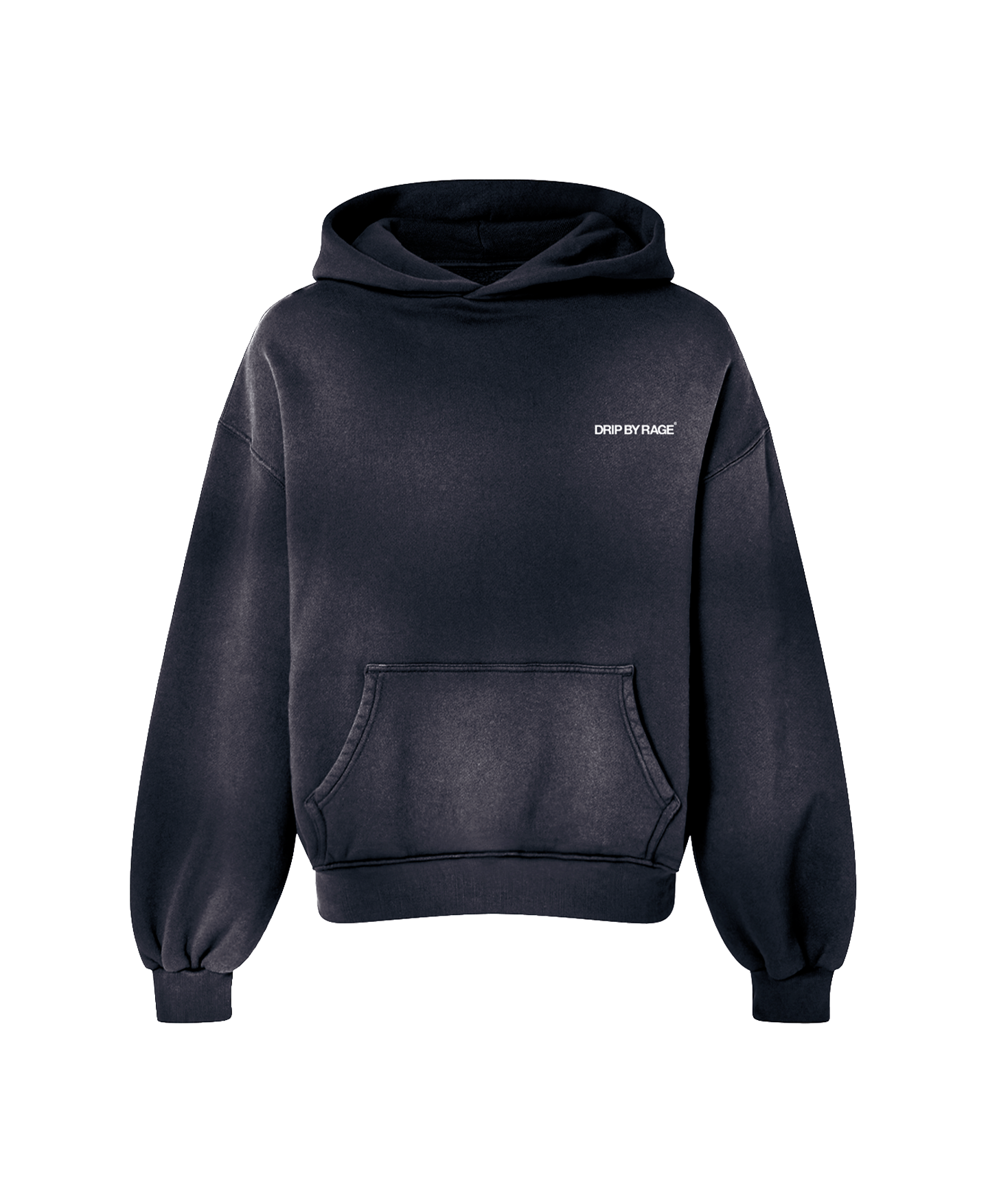 DARK BYZANITE FADED OVERSIZED PREMIUM HOODIE
