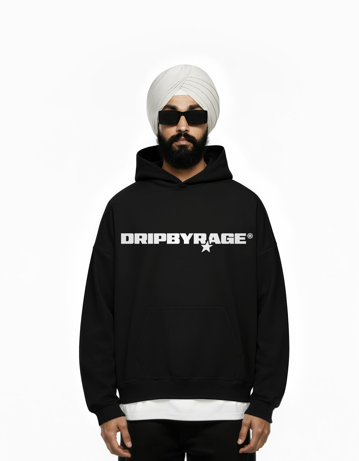 GABRU SUN FADED BOXY HOODIE - Drip by Rage