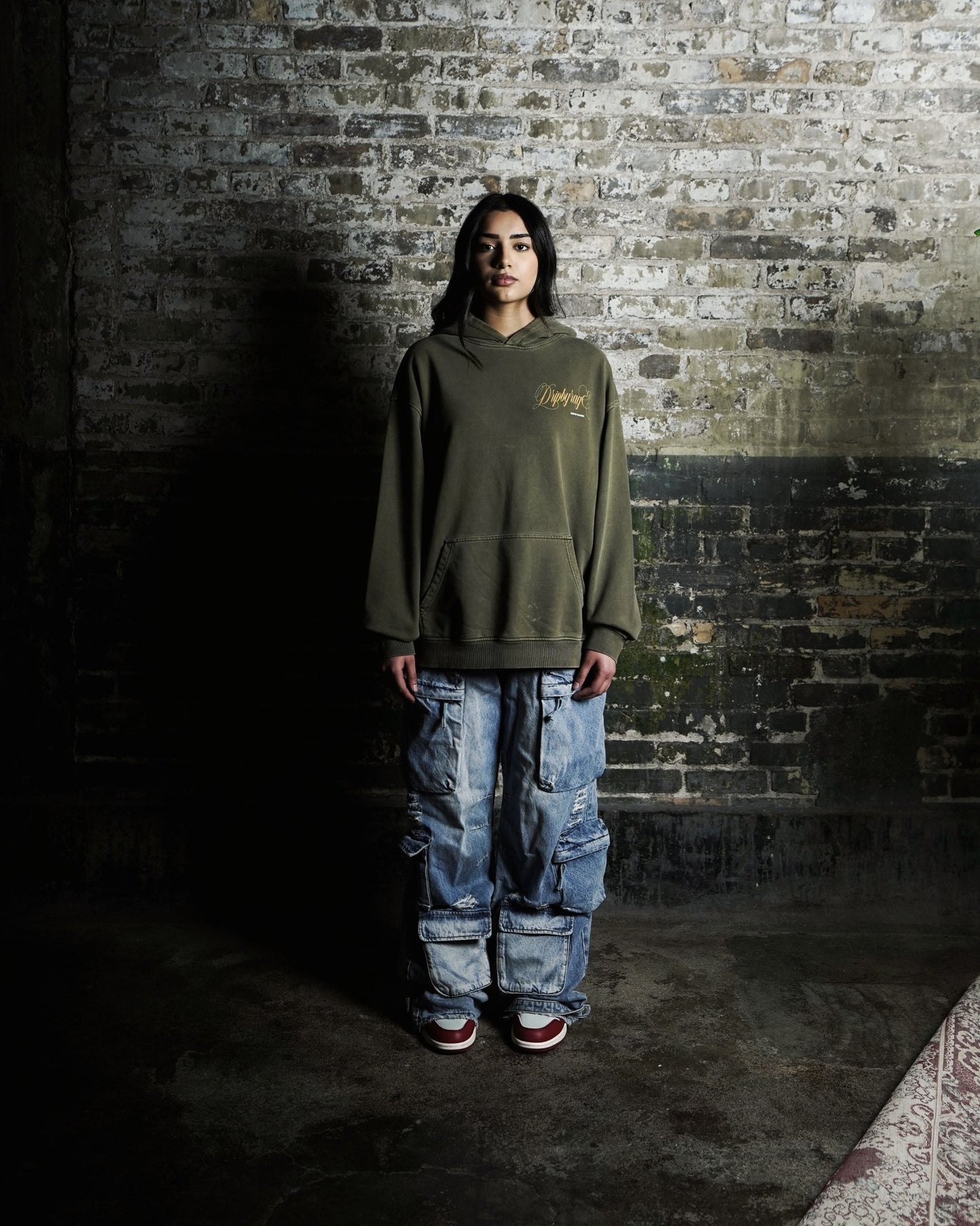 GANGSTA'S PARADISE OVERSIZED FADED HOODIE - Drip by Rage