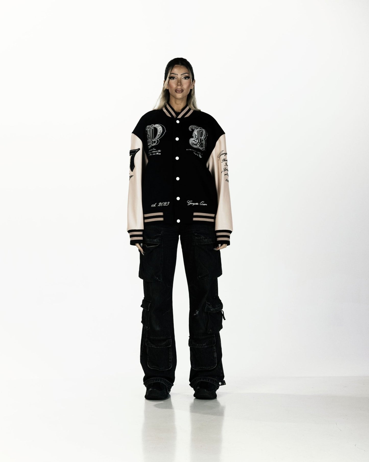GANGSTER QUEEN VARSITY JACKET - Drip by Rage