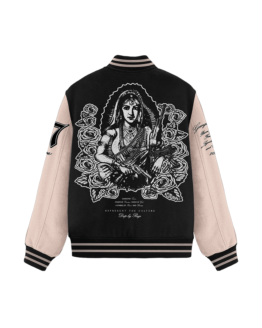 GANGSTER QUEEN VARSITY JACKET - Drip by Rage