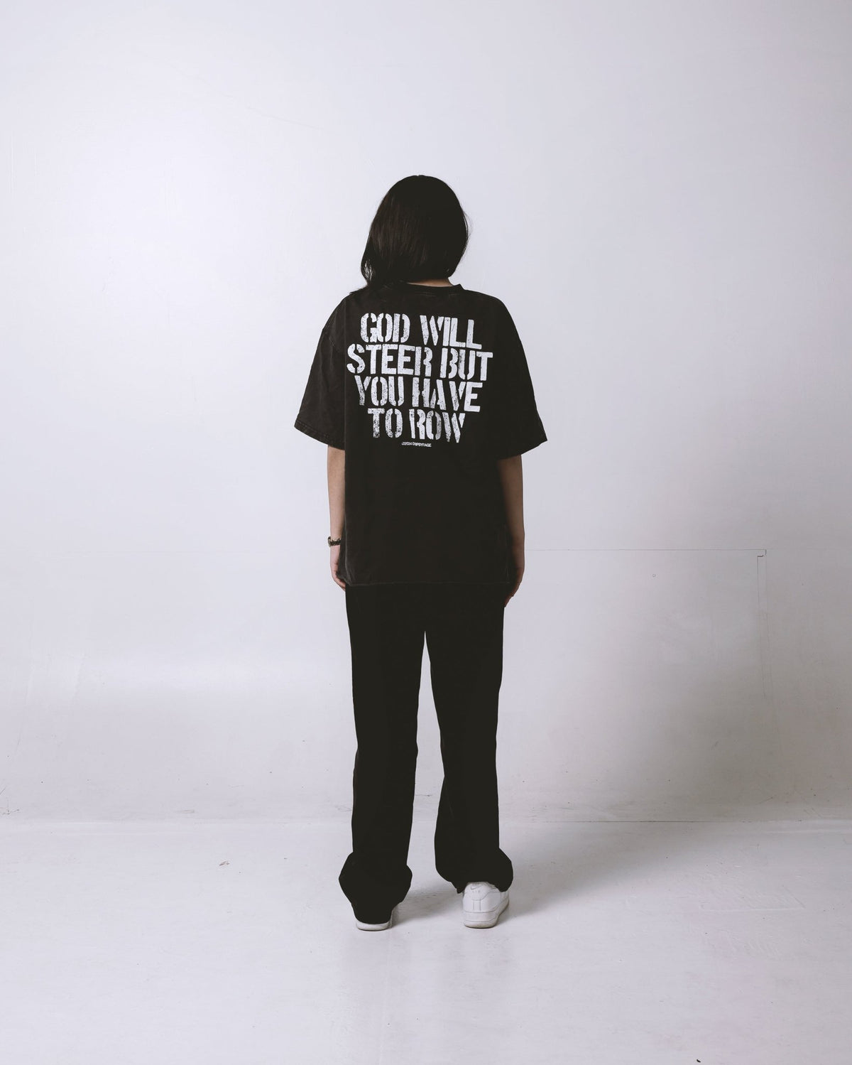 GOD WILL STEER OVERSIZED FADED T-SHIRT - Drip by Rage