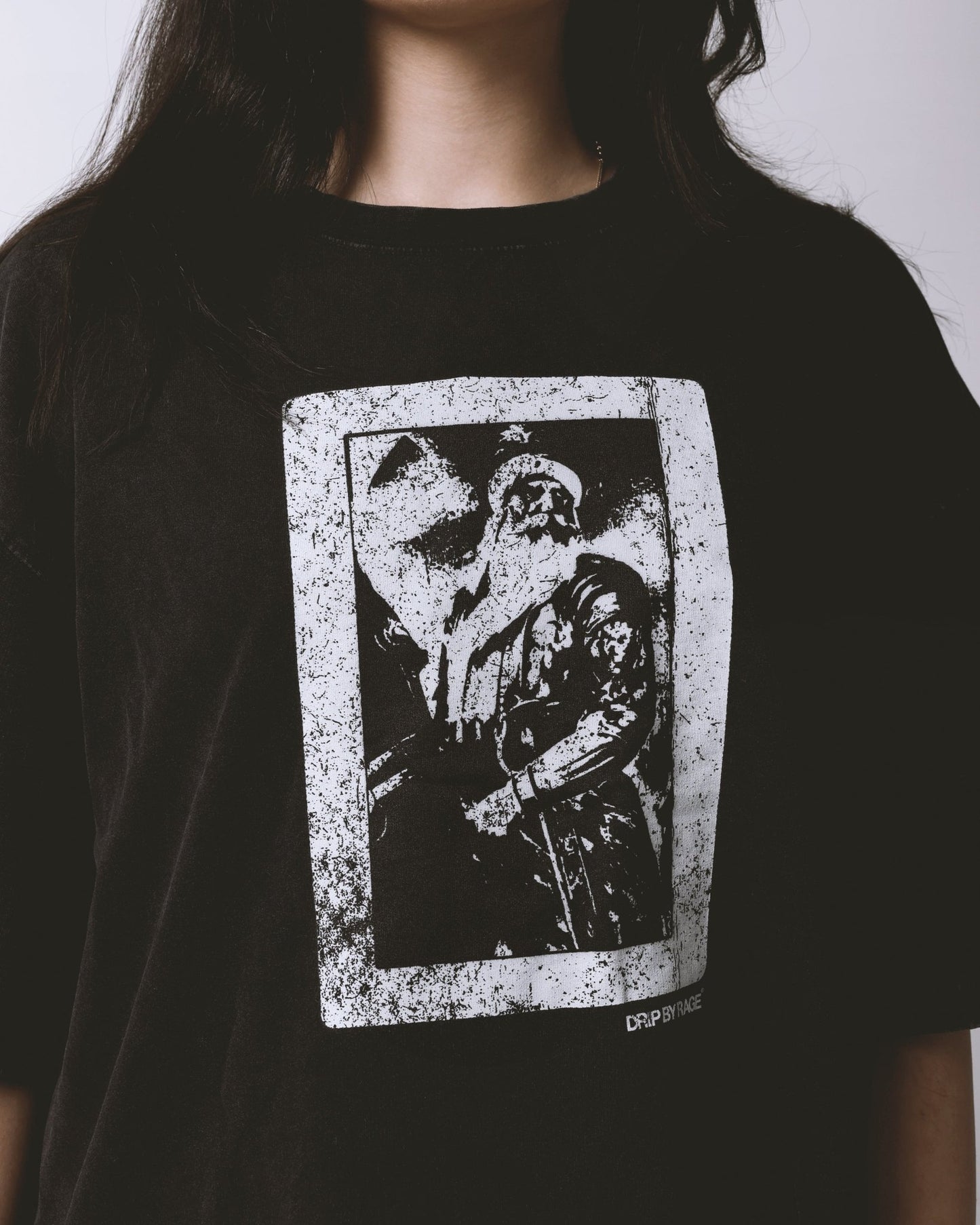 GOD WILL STEER OVERSIZED FADED T-SHIRT - Drip by Rage