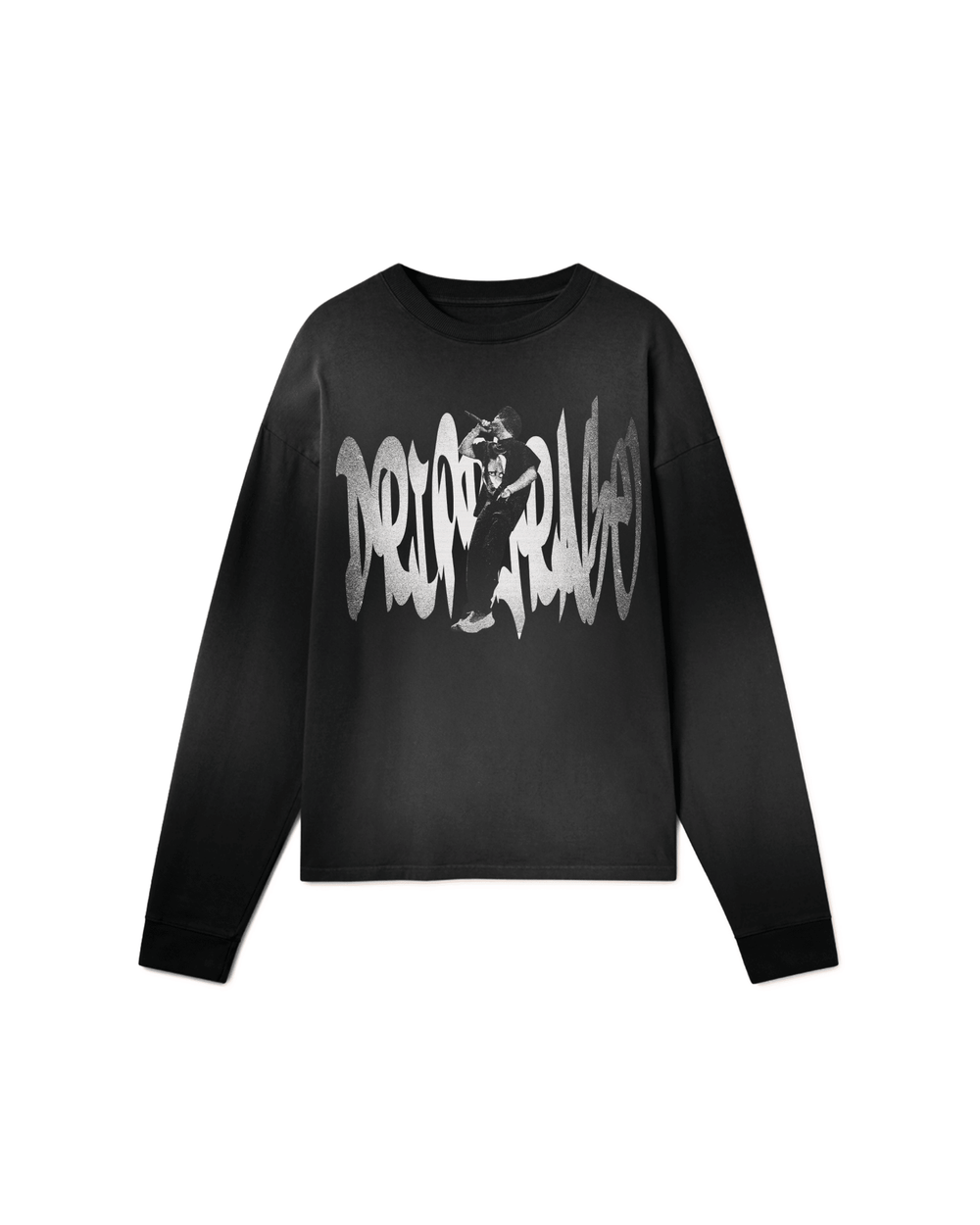 GRAFFITI OVERSIZED WASHED LONG SLEEVE - Drip by Rage