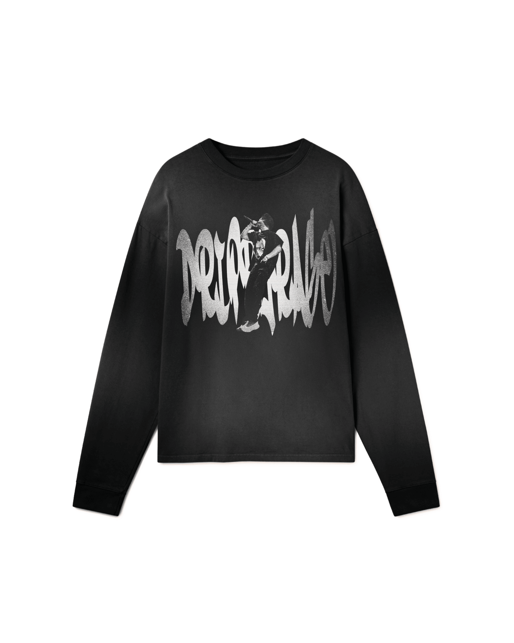 GRAFFITI OVERSIZED WASHED LONG SLEEVE - Drip by Rage