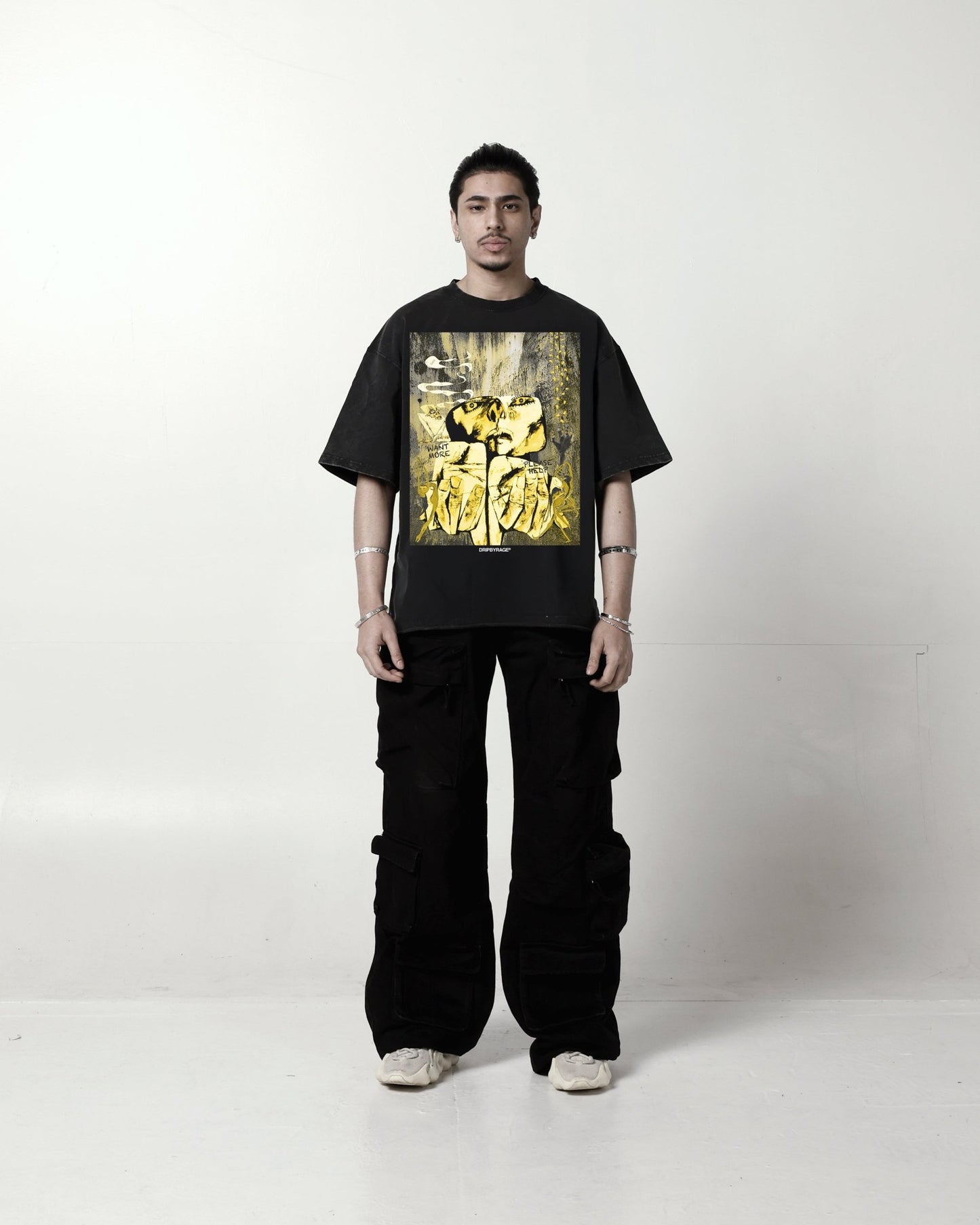 GREED FADED T-SHIRT - Drip by Rage