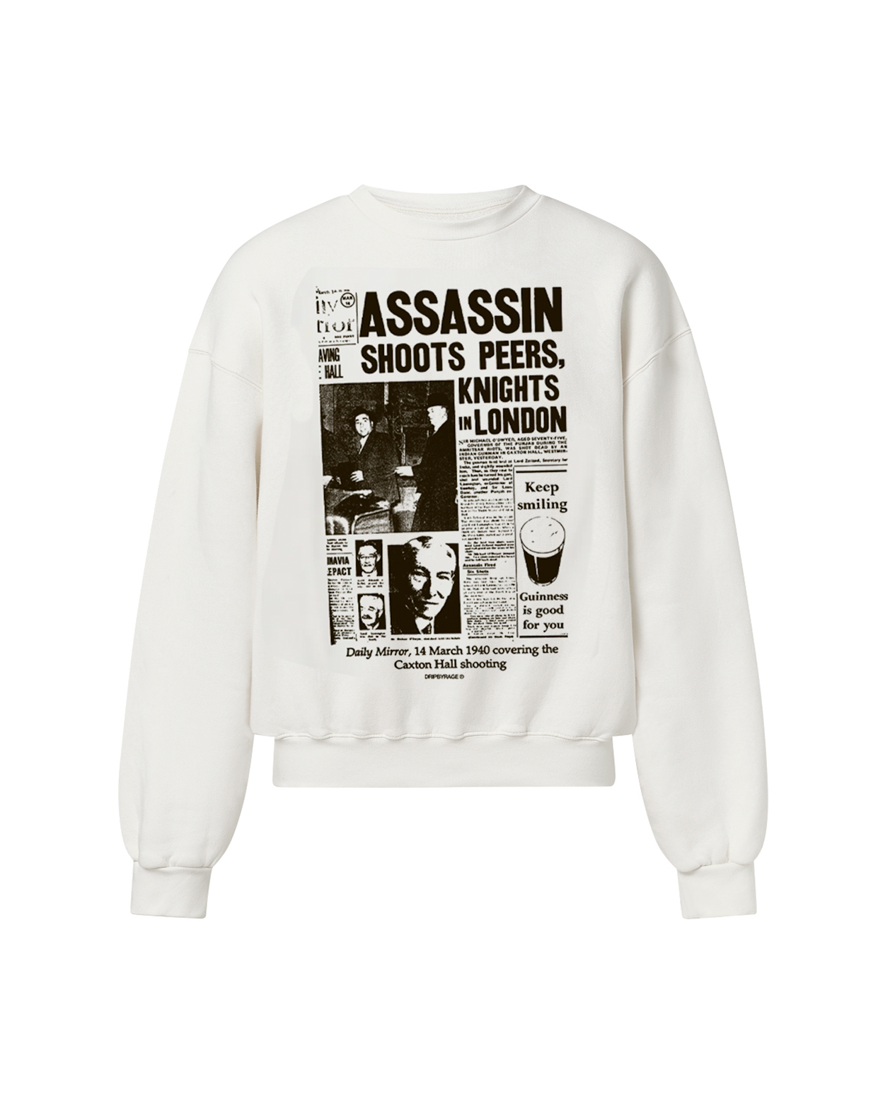 CAXTON HALL SWEATSHIRT WHITE