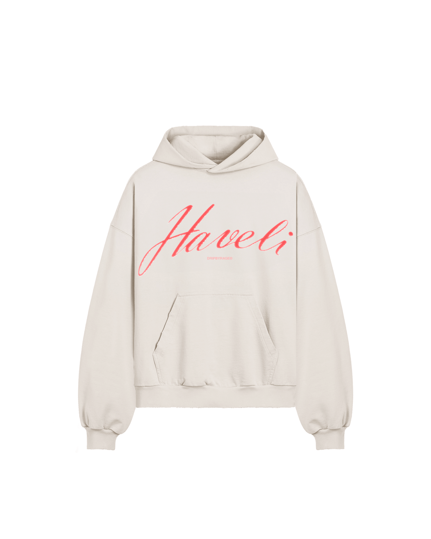 HAVELI BOXY DISTRESSED HOODIE - Drip by Rage