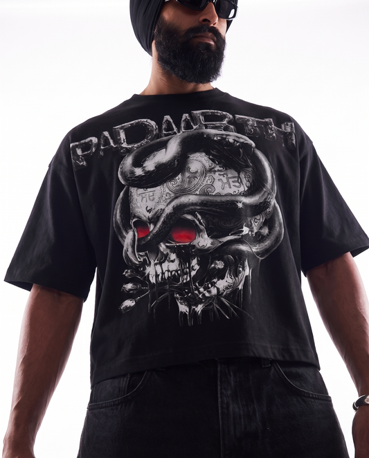 BLACK HEAVEN RED EYE BOXY T-SHIRT