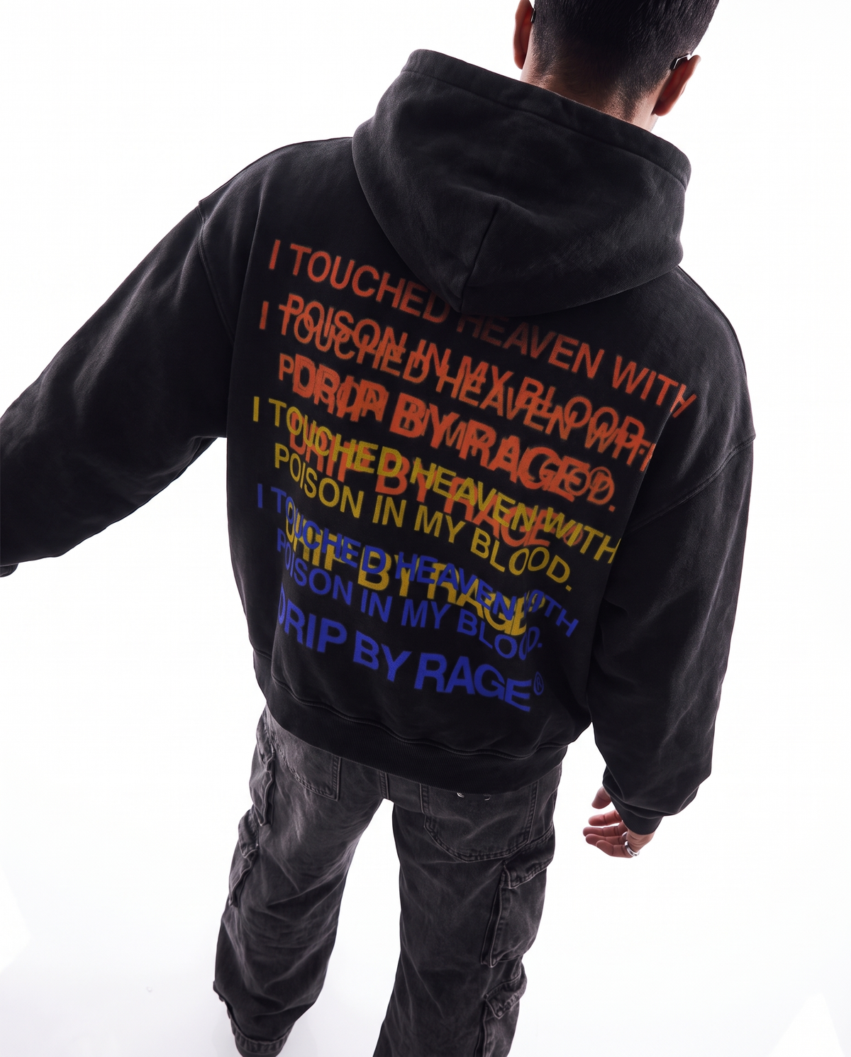 ITHWPIMB FADED OVERSIZED HOODIE