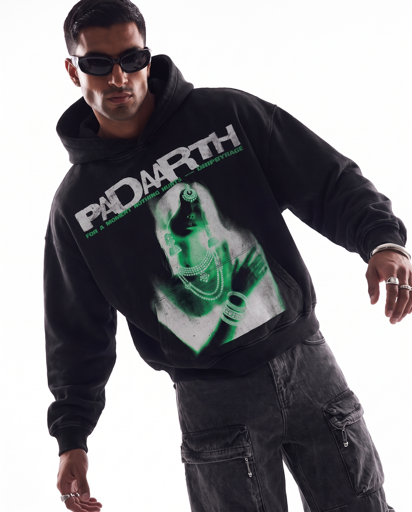 EUPHORIA OVERSIZED FADED HOODIE