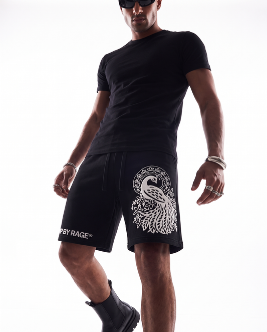 MORNI VELVET PRINT SHORTS