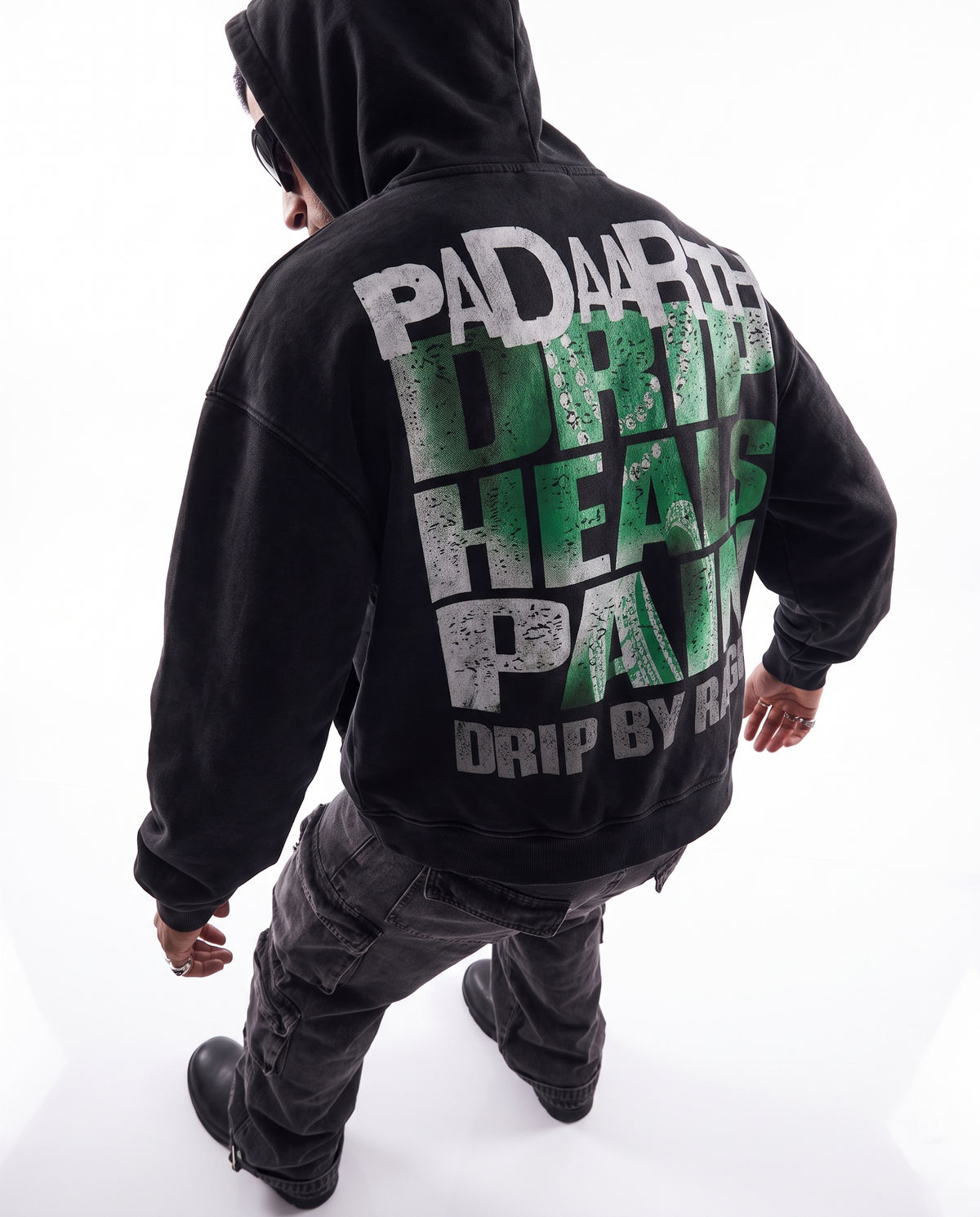 EUPHORIA OVERSIZED FADED HOODIE